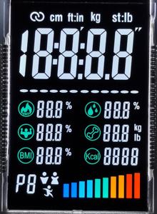 จอแสดงผลเครื่องชั่งน้ำหนักไขมันในร่างกายที่ทนทาน: 58.0X80.0 มม., 5.0V, ปรับแต่งขนาดได้, ขั้นต่ำในการสั่งซื้อน้อย - Product Image 4