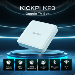 Nouvelle Box TV Android 14 KICKPI KP3 Certifiée <span class=keywords><strong>Google</strong></span> S905Y4 AV1 Wi-Fi 2.4G & 5G Netflix 4K Smart TV Box Décodeur - Product Image 1