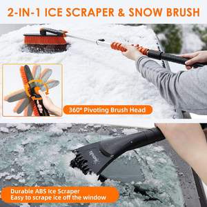<span class=keywords><strong>Grattoir</strong></span> à glace pour pare-brise de voiture Anguard de haute qualité, extensible, violet, 36 pouces - Product Image 4