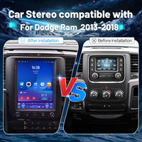 Sistema de Infoentretenimiento Android Estilo Tesla de 10.4 Pulgadas con Navegación GPS, CarPlay, Android Auto y WiFi para Dodge Ram 2013-2018