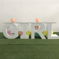 Fournitures pour Fête d'Anniversaire d'Enfants – Chiffres et Lettres (2/10) pour Table – Métal Acrylique Durable pour la Saint-Valentin, Thanksgiving, Noël