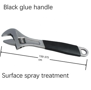 Llave Inglesa Ajustable de un Solo Color con Mango de Goma y Punta Flexible de Níquel - Product Image 2