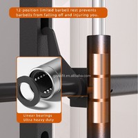 Machine Smith multifonctionnelle professionnelle personnalisée pour usage commercial en salle de sport, équipement d'entraînement de force en acier au carbone pour l'entraînement