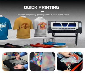 Erasmart A1 60cm kỹ thuật số lớn thăng hoa T-Shirt máy in tương thích Epson xp600 i3200 A3/A2 mới dệt vải máy in - Product Image 6