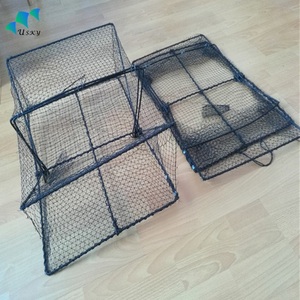 Piège à poissons, filet à crevettes et poissons, haute qualité pliable, Cage de plongée, piège à poissons, méné, écrevisse - Product Image 1
