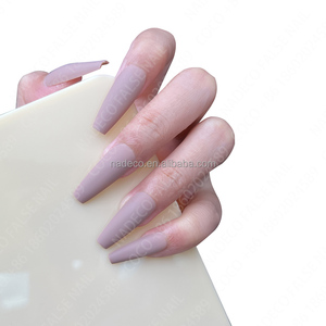 Cercueil Naturel <span class=keywords><strong>Faux</strong></span> <span class=keywords><strong>Ongles</strong></span> Artificiels Couverture Complète <span class=keywords><strong>Ongles</strong></span> Look Quotidien Capsule Gel X Couleur <span class=keywords><strong>Ongles</strong></span> Conseils <span class=keywords><strong>Prix</strong></span> de Gros - Product Image 3