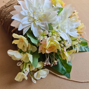 Cesta de flores para decoração de casa, novidade de produtos para portas e corredores, cestas de flores pequenas de margaridas brancas, simulação de primavera 2024, novidade - Product Image 4