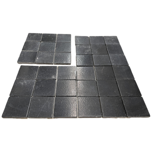 Dalles de pavé en pierre de chaux grise de qualité supérieure, finition à bords aléatoires, pavage extérieur traditionnel, robuste et durable, pour surfaces de villas - Product Image 3
