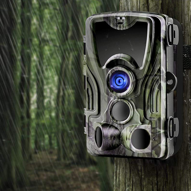 Powered Monocular Night Thermal Hunting Action Camera 1080P Infrared Trail IP65 Waterproof Weather-Resistant 16MP 30-40ft Night