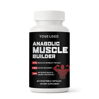 Compléments de musculation, capsules de renforcement musculaire, nutrition sportive, végétalien à base de plantes, 60 capsules, croissance musculaire maigre pour adultes
