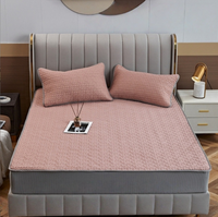 Ensemble de matelas rafraîchissant en latex Mica Ice Silk 8mm, moderne, 3 pièces, 2 taies d'oreiller, anti-bactérien, 200TC, respirant pour l'été, taille personnalisée