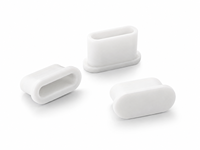 Cache-poussière en silicone pour port USB-C, protection pour téléphones mobiles et tablettes