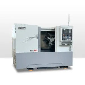 Torno CNC de alta eficiência TCK50 Sistema de Fanuc para Máquina-ferramenta com Torre