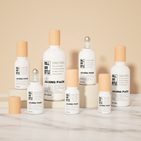 Bouteille en verre à bille vide de luxe personnalisée de 5ml 10ml 15ml 20ml 30ml 50ml 100ml rouleau d'huile de parfum sur bouteille en verre avec bille roulante