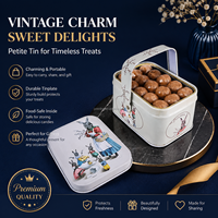 Boîte en fer blanc rectangulaire portable JYB pour bonbons au lait, idéale pour la vente en gros, pour Pâques et autres fêtes
