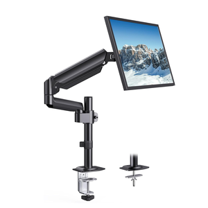 Molla a Gas Full Motion con Base a Grommet a morsetto a C, supporto per braccio di montaggio per Monitor per Computer da 13 a 32 pollici, - Product Image 1