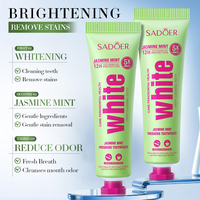 Nouvelle Pâte Dentaire SADOER Menthe Jasmin Fraîche pour Dents Sensibles – Soulagement, Protection des Gencives, Inhibition des Bactéries et Rafraîchissement Buccal – Usage Domestique