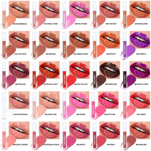 Brillant à lèvres Vegan de marque privée brillant à lèvres Plumper Shimmer Glitter Jelly Clear Nude Glossy Lip <span class=keywords><strong>Gloss</strong></span> Vendor - Product Image 3