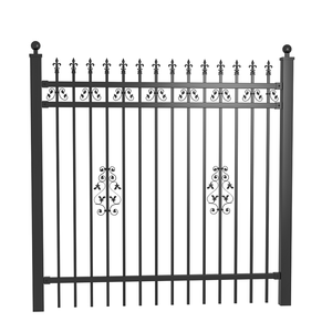 Çelik çit ferforje Yard çit/mızrak üst Metal çit paneli/dekoratif ferforje çit - Product Image 2