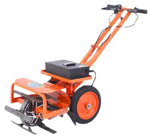 handheld electric power tiller cultivator lawn plower garden start mini tiller motocultivator