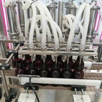 Machine automatique de remplissage, scellage et bouchage de bouteilles de sirop liquide oral linéaire - Offre Spéciale