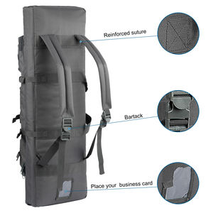 Bolsa de Herramientas Táctica Resistente a Desgarros con Cierres Extra Grandes, Mochila Acolchada, Asa Reforzada, Bolsa de Caza Táctica - Product Image 5