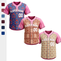 Jersey Jahitan Khusus Dewasa Tim Sekolah dengan Cetakan Bunga Ditsy Ramah Lingkungan yang Dapat Bernapas dan Dapat Disesuaikan dengan Nama dan Nomor