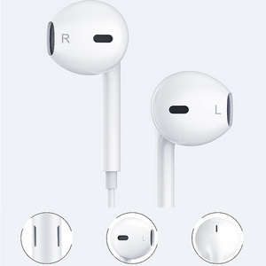 Auriculares internos con cable y conector de 8 pines, controlador dinámico para escuchar música en dispositivos móviles compatibles, calidad de sonido clara - Product Image 3