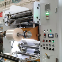 Machine de laminage compacte sans solvant pour pochettes en plastique avec système PLC