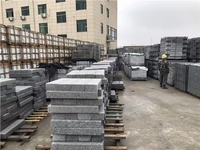 Pilier de palissade de jardin en granit gris clair G602