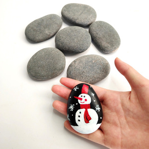 Giocattoli Educativi: Ciottoli Lisci per Bambini, per Arte Creativa e Artigianato, Disegno su Roccia, Pietre Grigie per Dipingere - Product Image 3