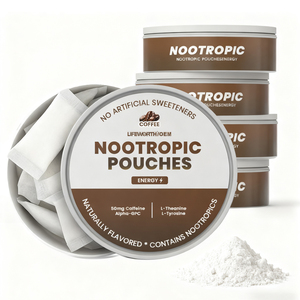 Bolsitas Nootrópicas Gratuitas Lifeworth (Café) - Bolsitas Nootrópicas con Alfa <span class=keywords><strong>GPC</strong></span>, L-Tirosina y L-Teanina - Product Image 1