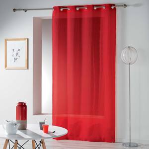 Rideau TELMA rouge 140x280 cm avec œillets - Product Image 1