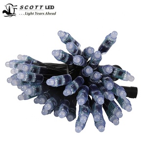 50ct Nút 18awg Trở Lại Dây Thông Minh RGB <span class=keywords><strong>Pixel</strong></span> <span class=keywords><strong>Bullet</strong></span> <span class=keywords><strong>WS2811</strong></span> 12V <span class=keywords><strong>Led</strong></span> Chuỗi Địa Chỉ Kỹ Thuật Số Đầy Đủ Màu Sắc Không Thấm Nước Pigtail - Product Image 4