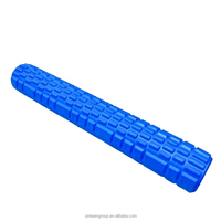 Rouleau en mousse EVA de type moderne, personnalisé, écologique, durable, haute densité, 64*10cm, pour le yoga, la musculation, couleur personnalisée