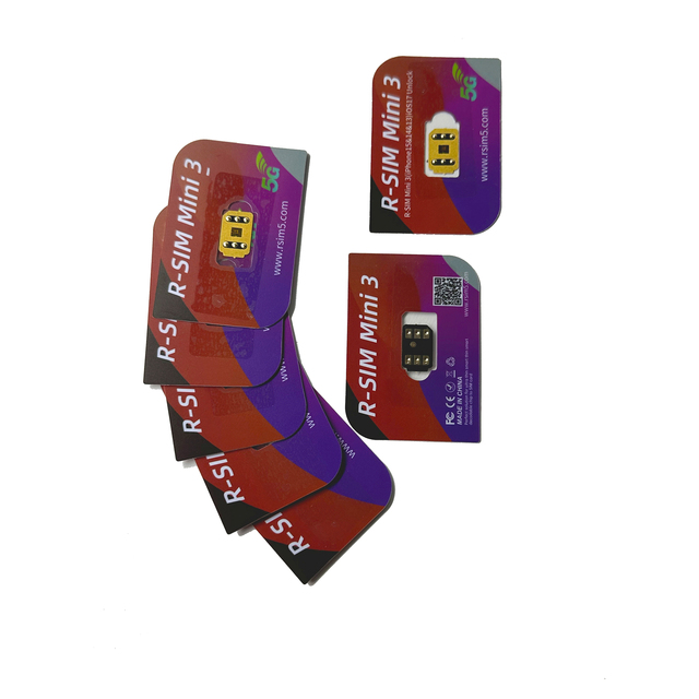 New R-SIM Mini3 Unlocking Turbo Sim Card for iphone 13-16series Support for Dual SIM Slots