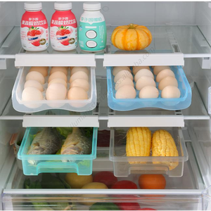 Organisateur de réfrigérateur de cuisine C465 en gros, boîte de rangement alimentaire en plastique réglable, tiroir coulissant rétractable pour économiser de l'espace - Product Image 5