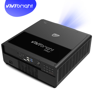 Proyector láser para sala grande KD5000, 15800 lúmenes ANSI con soporte de lente ojo de pez esférico para Mapeo de domo y espectáculos de ciudad - Product Image 1