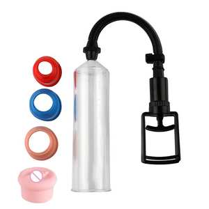 膣スリーブ付きペニスポンプ大人のおもちゃ拡大真空ハンサムアップ - Product Image 1