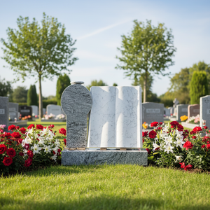 Monuments funéraires en marbre blanc de Carrare - Product Image 1