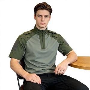 Men's Customizable Breathable Outdoor Sports Short-Sleeve T-Shirt Summer Moisture-Wicking Quick-Dry Anti-Wrinkle Crew Neck - Product Image 1