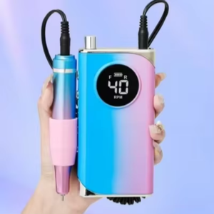 Mesin bor kuku profesional, perangkat bor kuku profesional nirkabel portabel kuat dapat diisi ulang tanpa kabel 40000rpm - Product Image 1