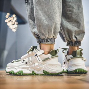 Nouvelle Arrivée Chaussures de Sport Décontractées pour Hommes Respirantes Antidérapantes Rehaussantes Toutes Saisons pour la Course en Extérieur - Product Image 6