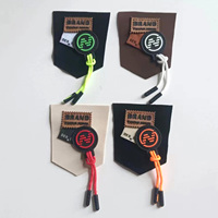 Étiquettes tissées en silicone 3D personnalisées pour vêtements, sacs à vêtements décoratifs et accessoires en cuir pour bricolage avec petits patchs