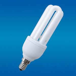 Bombilla CFL E27 Forma 3U 6000K Luz Diurna 80lm/W 1200 Lúmenes 6000 Horas CRI 80 AC 220V Garantía de 2 Años OEM Interruptor de Plástico Fluorescente - Product Image 1