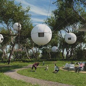 Carpas de <span class=keywords><strong>Camping</strong></span> de Lujo Modernas de Alta Gama para Todas las Estaciones, Carpas con Techo Tipo <span class=keywords><strong>Casa</strong></span> de Árbol, Resistentes a los Rayos UV, Ignífugas e Impermeables - Product Image 3