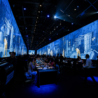 Sistema de Restaurante con Proyección Inmersiva Personalizada, Sala de Experiencia Gastronómica Interactiva con Mapeo 3D y Seguimiento de Movimiento