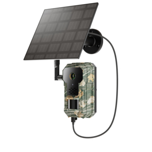 Caméra solaire pour la faune, déclenchement rapide, caméra de nuit pour la forêt - Product Image 3