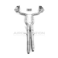 Compatible avec Audi A6/A7 C7 3.0T, échappement électronique à soupapes avant, intermédiaire et arrière, en acier inoxydable, double ou simple sortie, mise à niveau professionnelle