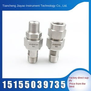 304 316 thép không gỉ cao áp Công Đoàn nội bộ bên ngoài ren Doanh đo áp suất phát với áp lực cao Công Đoàn - Product Image 5